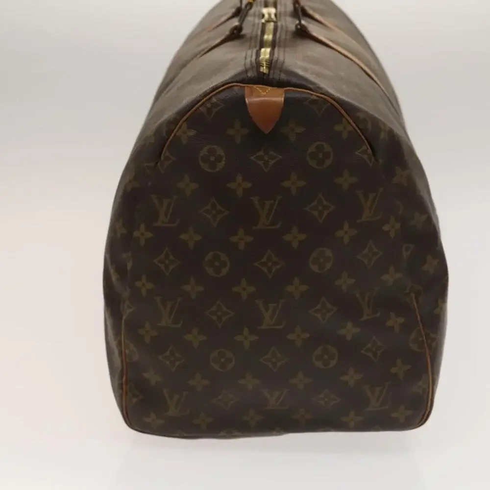 LOUIS VUITTON Monogram Keepall 55 Boston Bag M41424